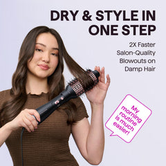 Wavytalk oval brush focuses on volumizing for fuller blowouts with the Air Sculpt system.