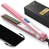 Wavytalk salon flat iron with titanium plates for even heat and smooth results.
