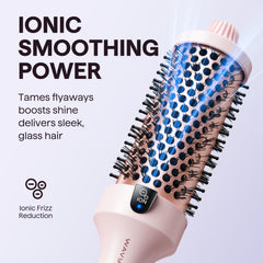 Wavytalk Thermal Brush Blowout Boost Grande LED display enables precise temperature control during styling