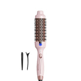 Wavytalk Thermal Brush with ceramic barrel evenly distributes heat for smoother curls.