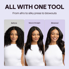 Wavytalk Thermal Brush elongated bristles for fast, even heat distribution