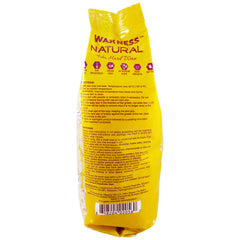 Wax Necessities hard wax beads natural translucent wax closeup suggests gentle performance for sensitive zones.