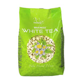 Wax Necessities White Tea Cream beads illustrate a ready-to-use formula for smooth waxing