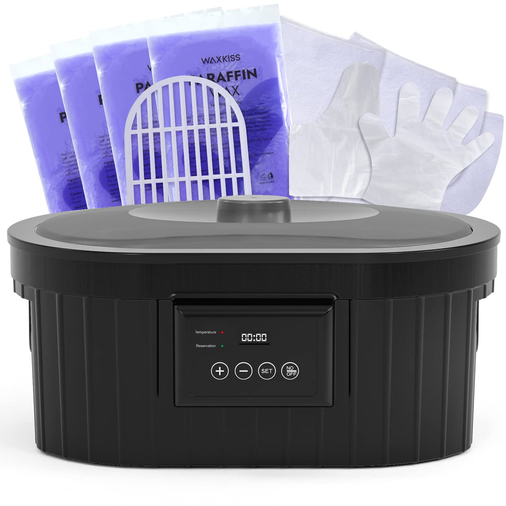 Waxkiss paraffin machine 5000ml with digital display for precise home spa sessions
