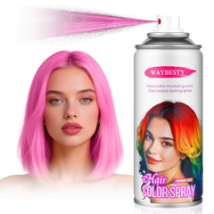 Waybesty temporary hair color spray pink bottle for bold party looks