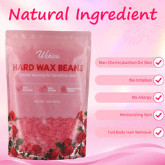 Wchiou Rose Formula eyebrow wax beads for precise, comfortable brow shaping
