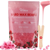 Wchiou Rose Formula face wax beads for gentle facial hair removal on sensitive skin