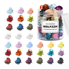 WDLPZZH mini hair clips in black securely hold fine hair for everyday wear