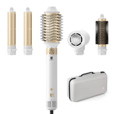 webeauty 5 in 1 hot air brush with dryer attachment for quick drying and styling
