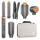 Webeauty Hair Dryer Brush Air Styler motor delivers fast drying with salon shine.