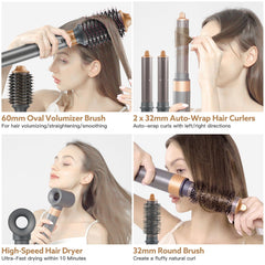 webeauty hot air wrap styler right curl barrel creates natural waves