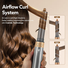Webeauty 60mm oval volumizing brush plumps hair for lasting body.