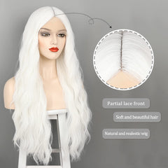WECAN silk fiber wig feels soft and manageable for daily wear.