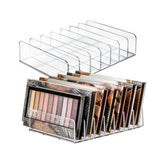 WECHENG eyeshadow palette organizer clear top view for quick access