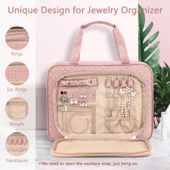 Wedama jewelry compartment front pocket keeps rings organized during travel