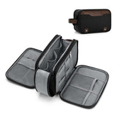 Wedama toiletry bag exterior with PU handle for easy carrying on travel