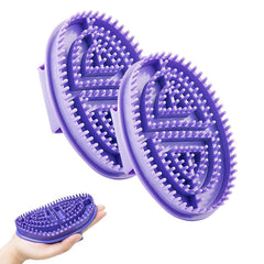 WeiiTech massage brush belly use for meridian pressure and relaxation.
