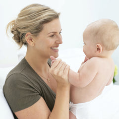 Weleda almond oil in cream supports smooth moisturized cheeks