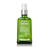 Weleda Birch Cellulite Oil bottle shows plant-rich formula for smoother-looking skin.