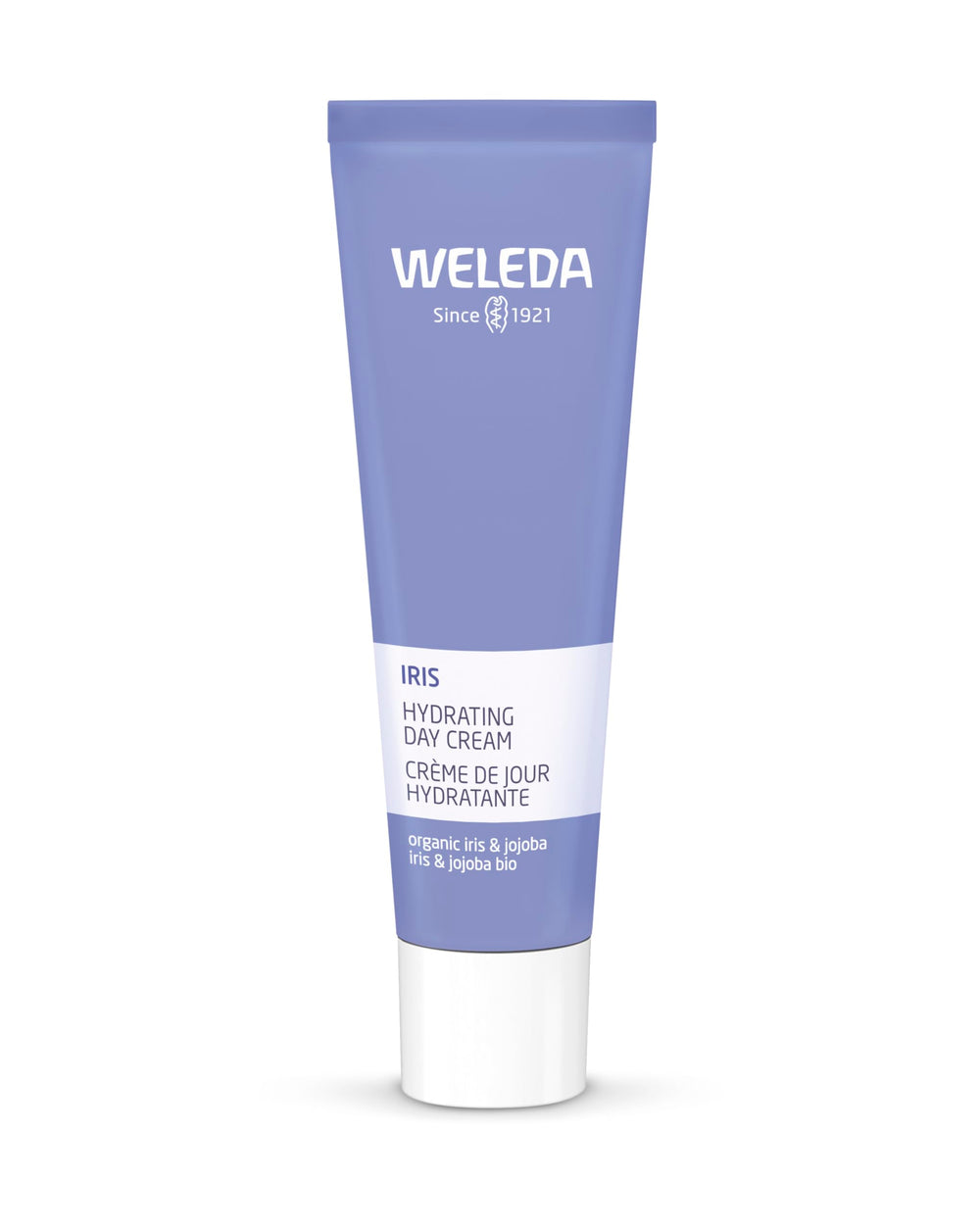 Weleda Hydrating Day Face Cream tube provides long-lasting moisture for daily wear.