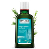 Weleda Revitalizing Hair Tonic bottle for scalp refreshment and hydration.