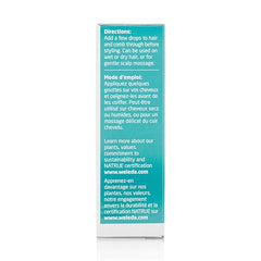 Weleda Rosemary Conditioning Hair Oil applied to wet hair for shine and manageability