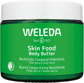 Weleda Skin Food Intensive Butter jar closeup for lasting moisture after bath