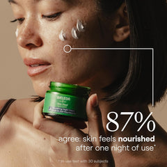 Weleda Skin Food Night Cream jar with cushiony texture for overnight hydration