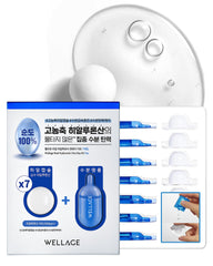 WELLAGE Real Hyaluronic Acid Hydrate Kit box opened for radiant skin hydration