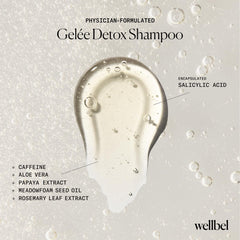 Wellbel Gelée Detox closeup texture highlights exfoliating gel.