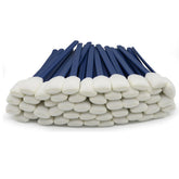 Wellgler foam cleaning swabs 50pcs navy blue pack for lint-free precision cleaning.