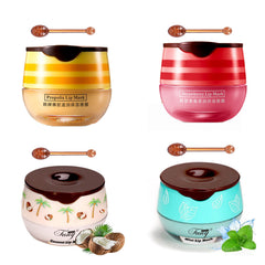 WenFeng bee lip balm honey pot jar showing hydrating lip care with propolis