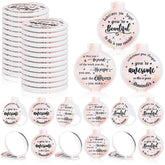Wenqik inspirational compact mirror bulk packaging shows gift-ready bulk mirrors.
