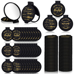 Wenqik inspirational mini compact mirror bulk packaging showcases bulk gifting suitability
