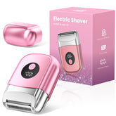 WEQOEE cordless electric razor compact design for portable grooming.