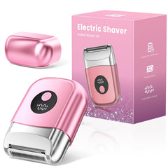WEQOEE cordless electric razor compact design for portable grooming.