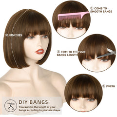 WERD rose mesh cap breathable wig for comfortable all-day wear