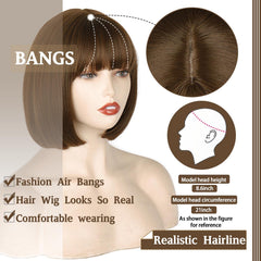 WERD Velma-inspired bob wig with bangs for cosplay or party looks
