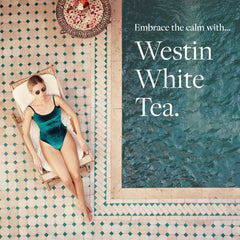 Westin White Tea Aloe scent diffusion captures the signature fragrance in a spa-like moment.