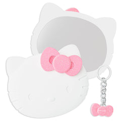 wet n wild Hello Kitty mirror with comfortable grip handle for on-the-go touch-ups.