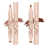 WEU 2-in-1 freckle pen-stamp in light brown applying freckles for natural look