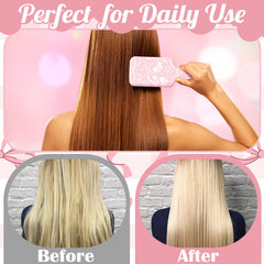 Weysat air cushion feature image highlights soft, pressurized teeth for scalp comfort during detangling.