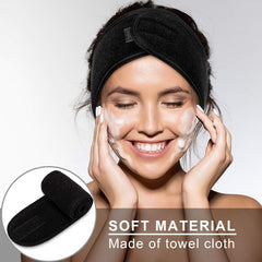 Whaline spa headband adjustable fit ensures secure wear