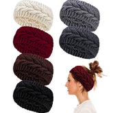 Whaline twist knitted headband dark grey for warm, comfortable winter wear
