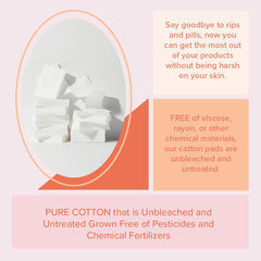 White Rabbit Naked Cotton Classic being used with toner for smooth application