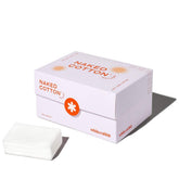 White Rabbit Naked Cotton Textured pad close-up showing exfoliating perforations for gentle cleansing.