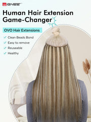 WIGNEE Butterfly OVO weft installation guide image for painless setup