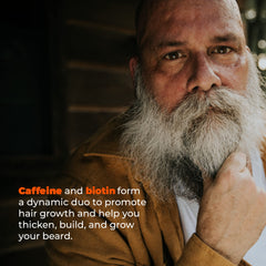 Wild Willies beard shampoo hydration-foam demonstrates deep moisture for softer beard