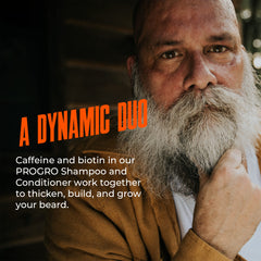 Wild Willies PROGRO beard-lather application demonstrates cleansing ritual and smooth lather.