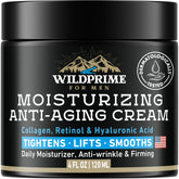 WildPRIME men's face moisturizer bottle front for daily hydration